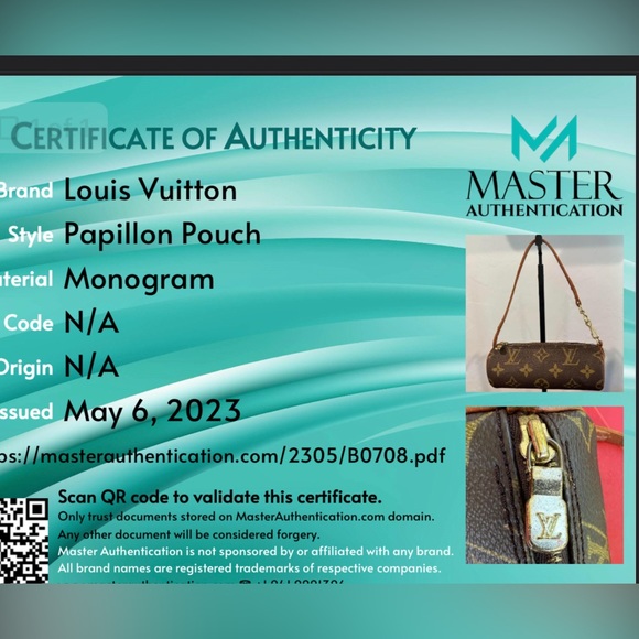 COPY - LV Monogram papillon accessory pochette - Picture 8 of 8